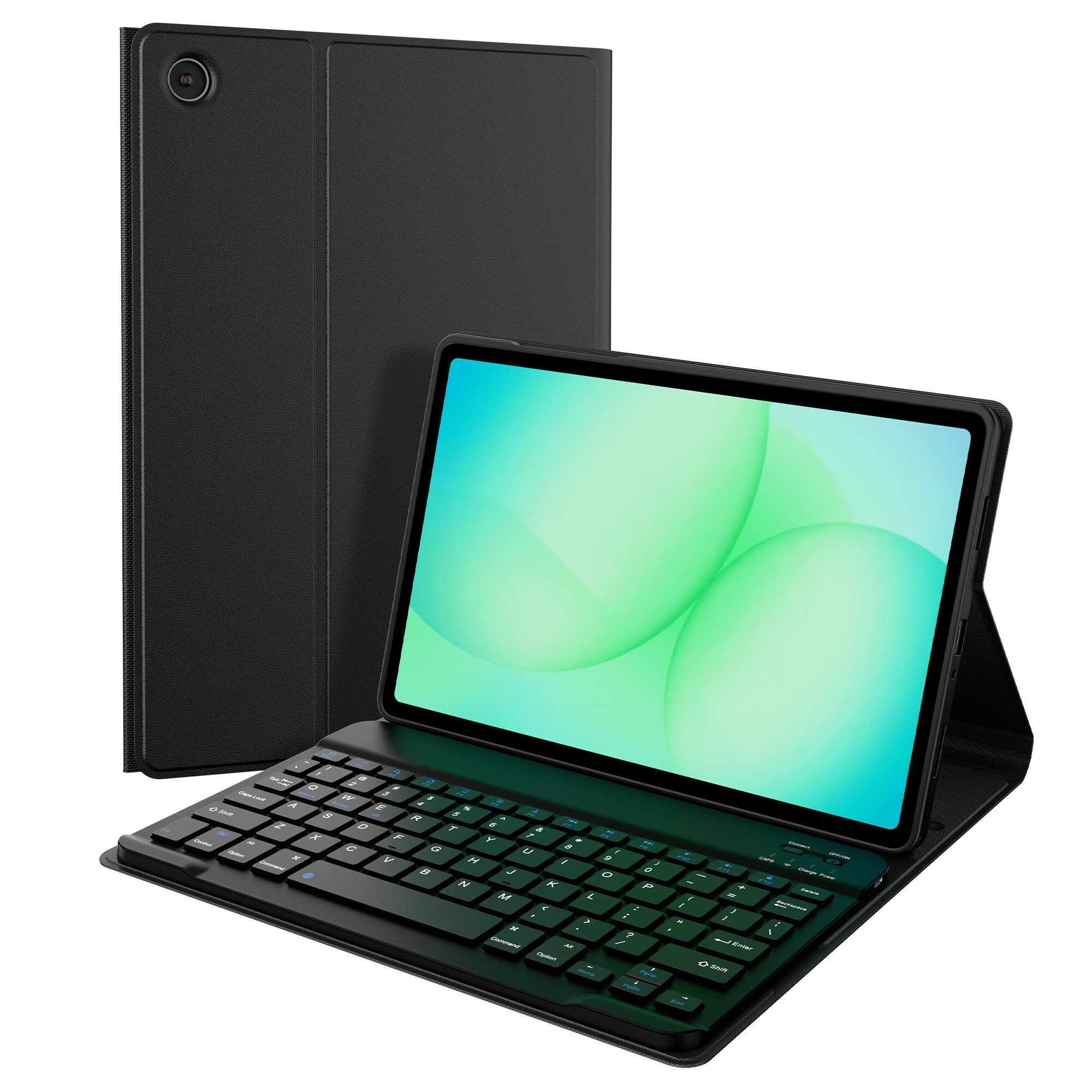 Accezz AZERTY Bluetooth Keyboard Bookcase
