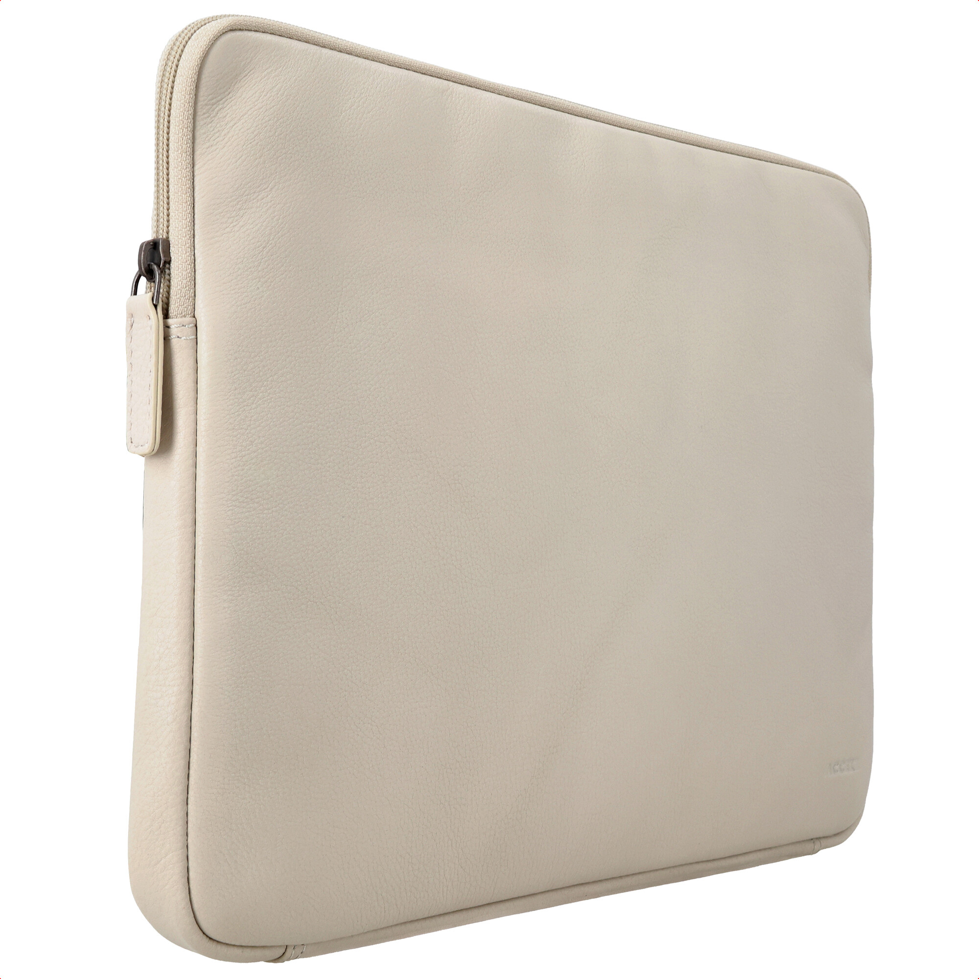 Accezz Leather Laptop Sleeve met rits
