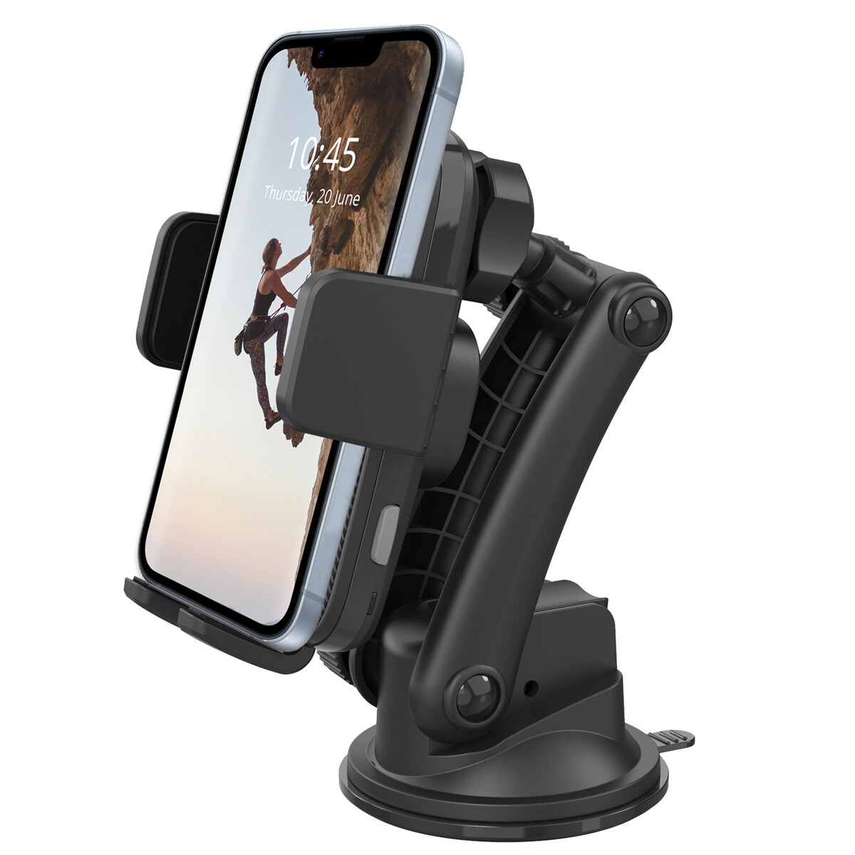 Accezz Wireless Charging Car Holder With Dashboard / Window Mount