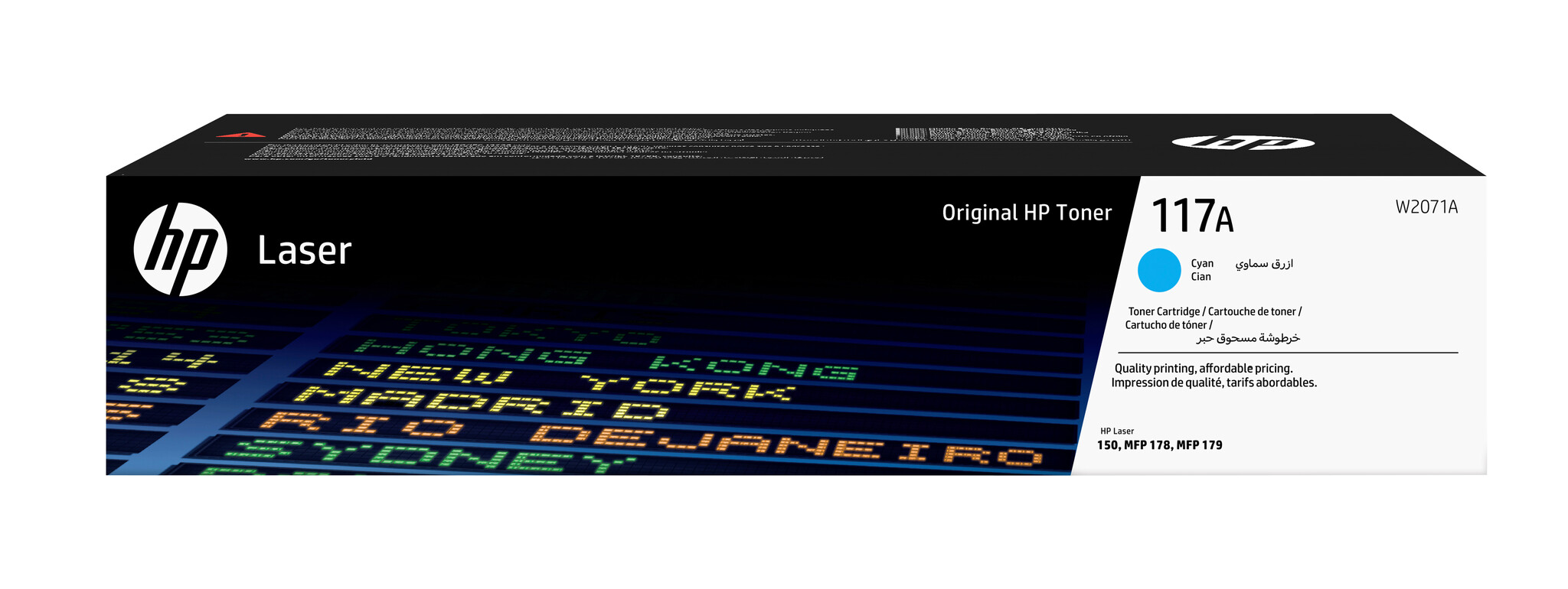 HP 117A originele cyaan lasertonercartridge