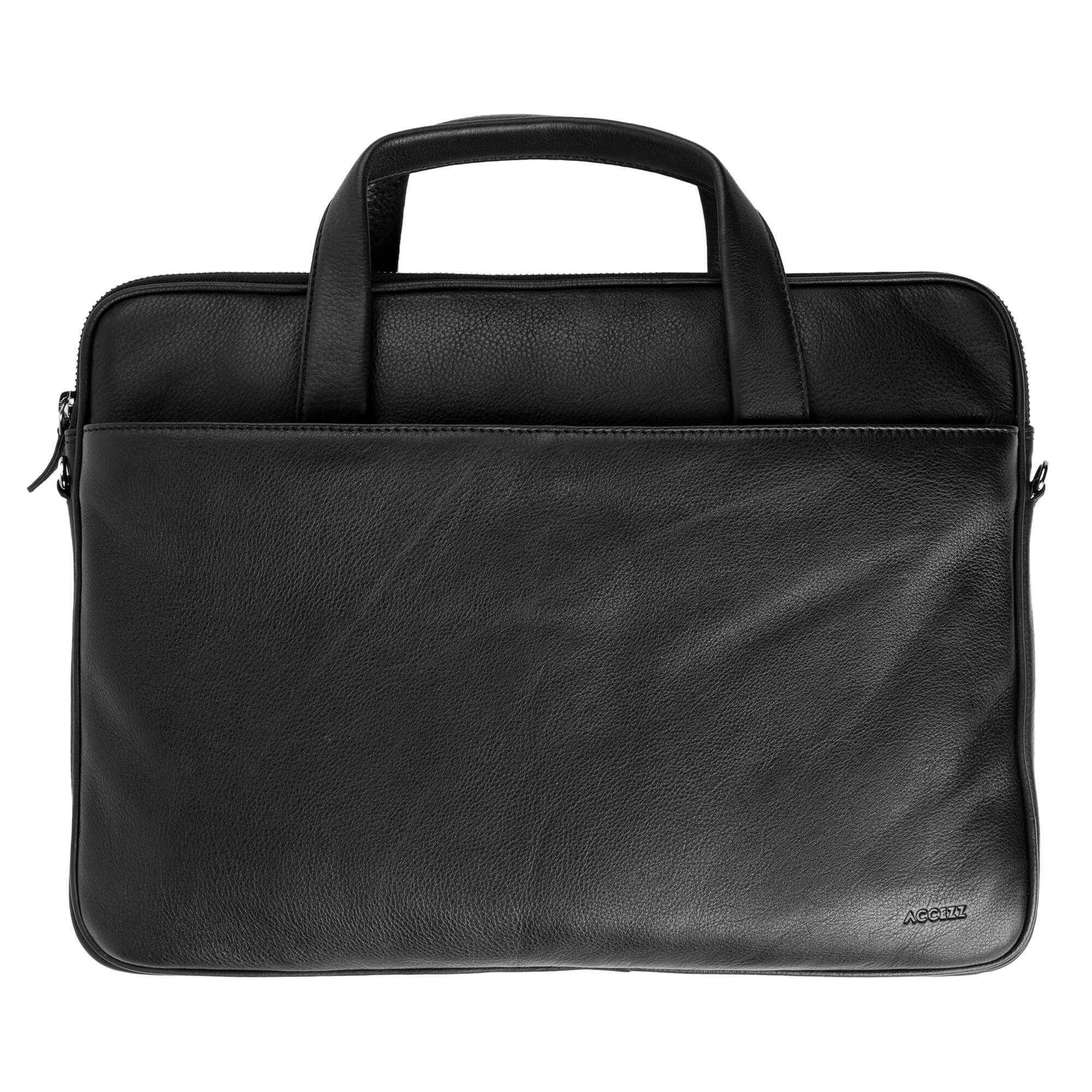 Accezz Leather Laptop schoudertas