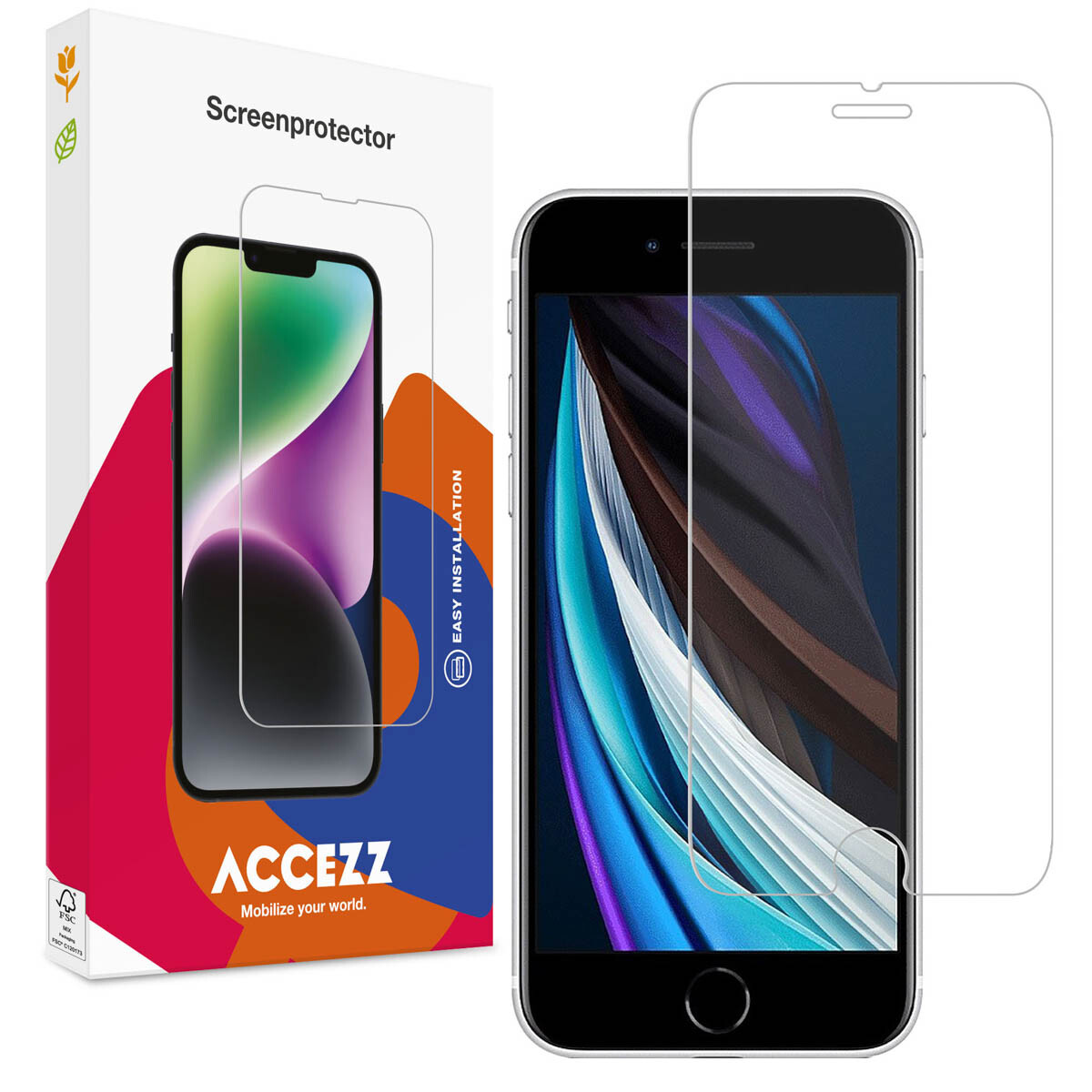 Accezz 2 pack glass screenprotector