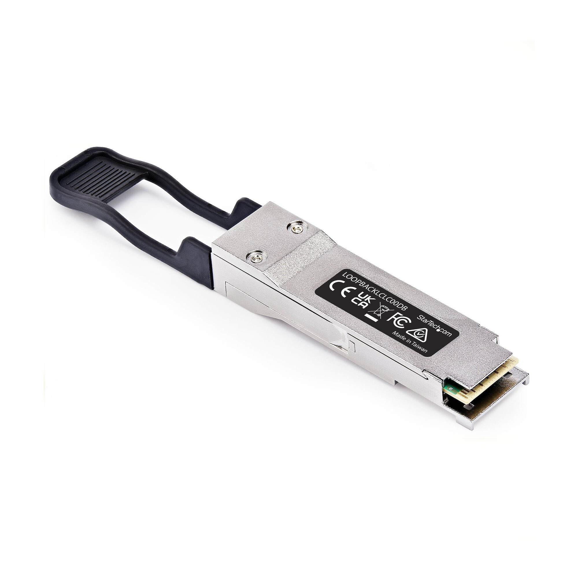 StarTech.com LOOPBACKPLUG100G netwerkkabeltester Glaskabeltester Zilver