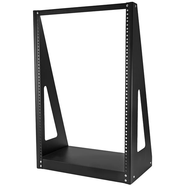 StarTech.com 16U 2-Post Open Frame Desktop Server Rack, 19in Compact Vrijstaand IT Rack met 160kg Draagkracht