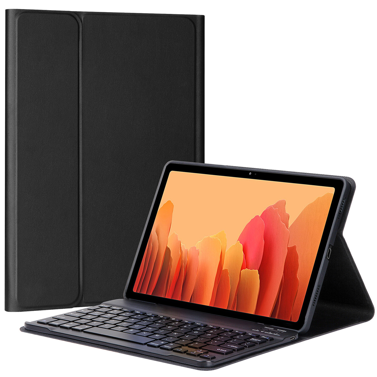 Accezz QWERTY Bluetooth Keyboard Bookcase
