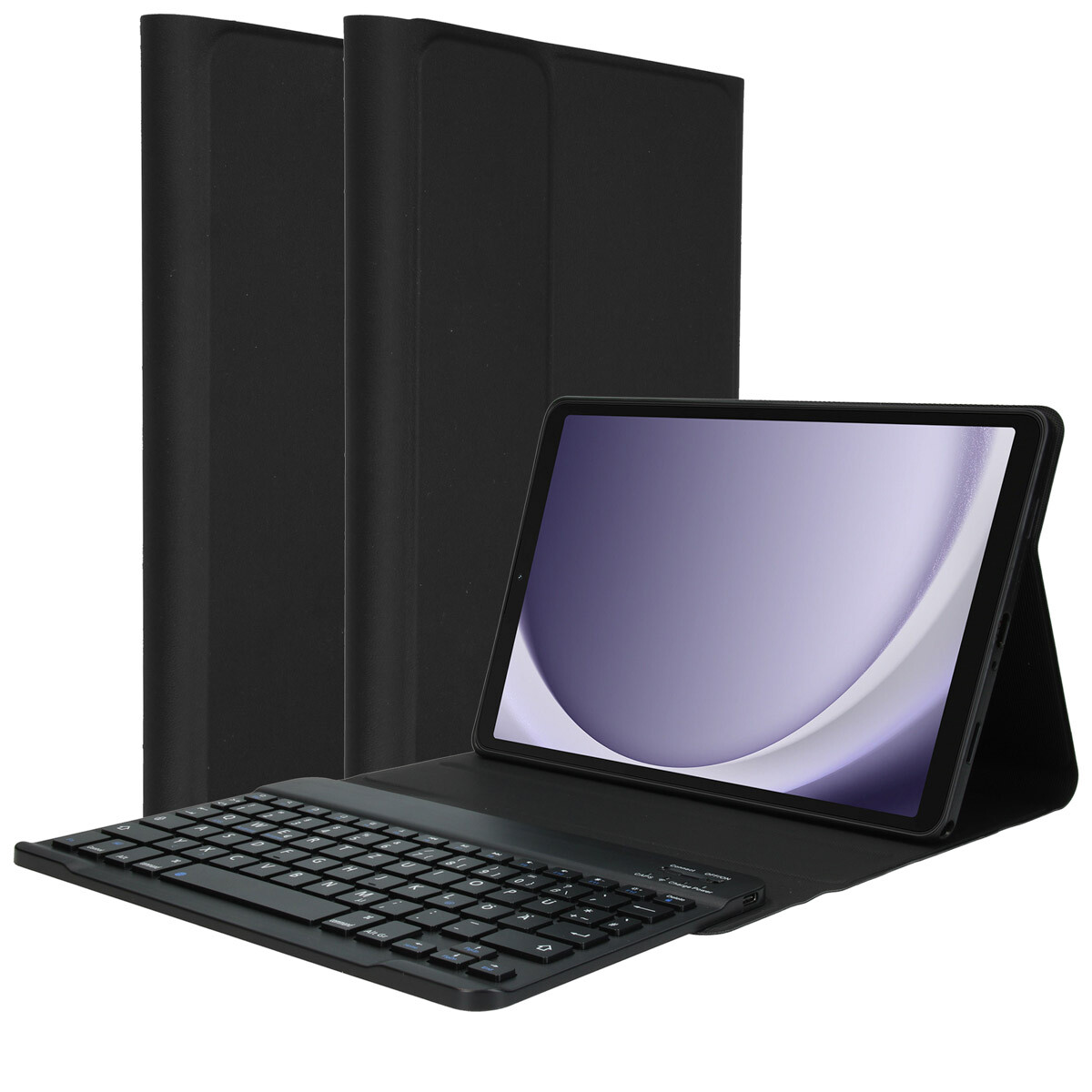 Accezz QWERTY Bluetooth Keyboard Bookcase