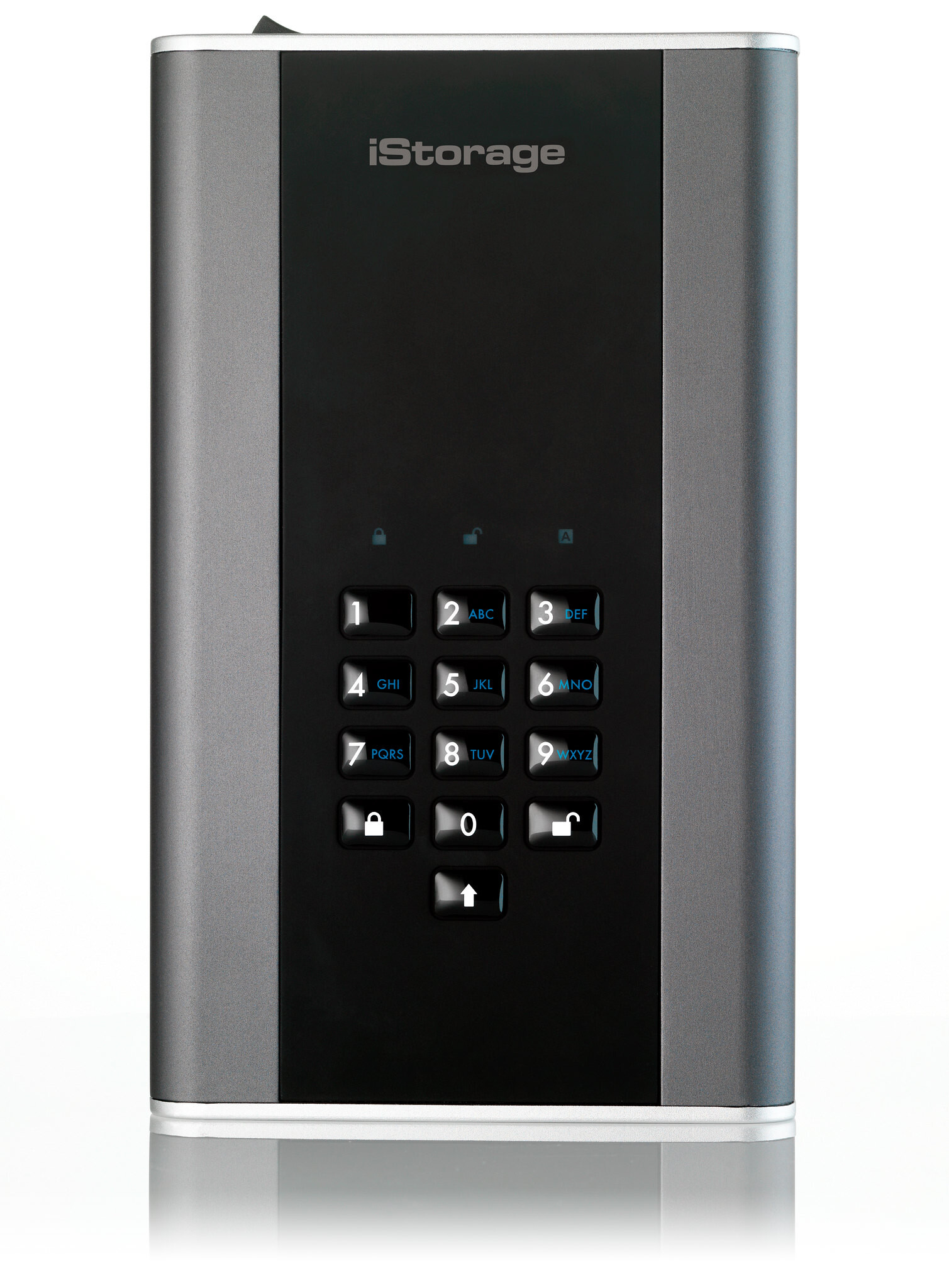 iStorage diskAshur DT 2 externe harde schijf 16 TB USB Type-A 3.2 Gen 1 (3.1 Gen 1) Zwart