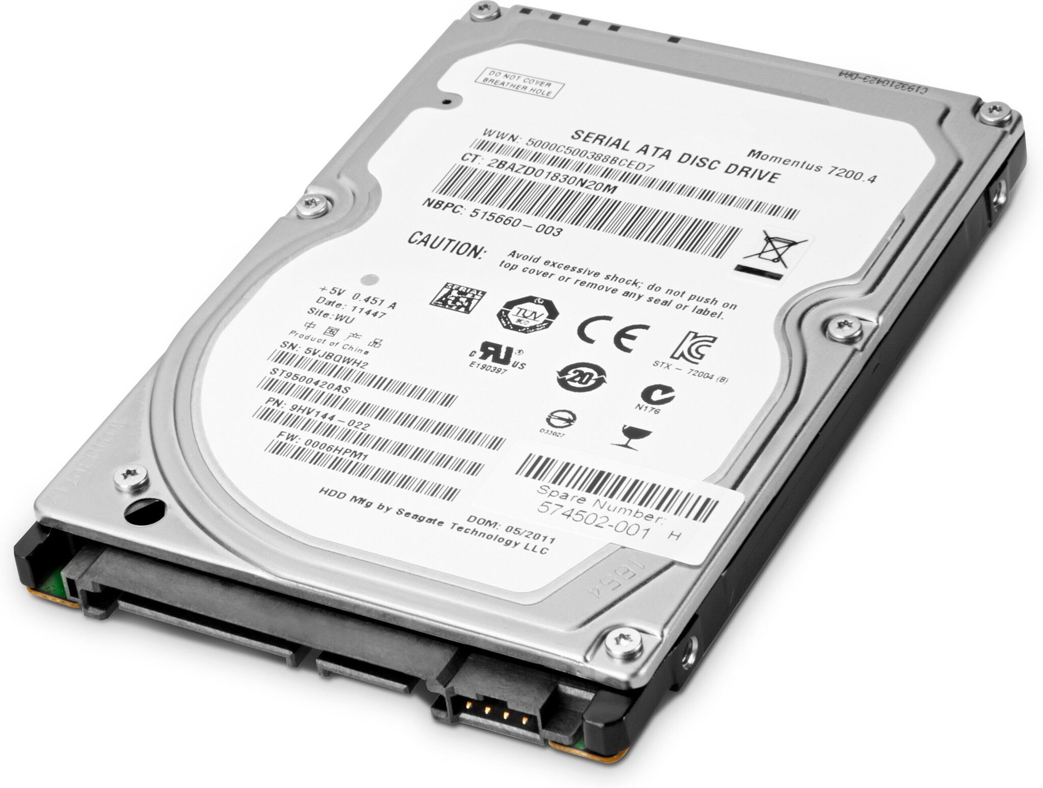HP 1-TB Enterprise SATA 7200 schijf