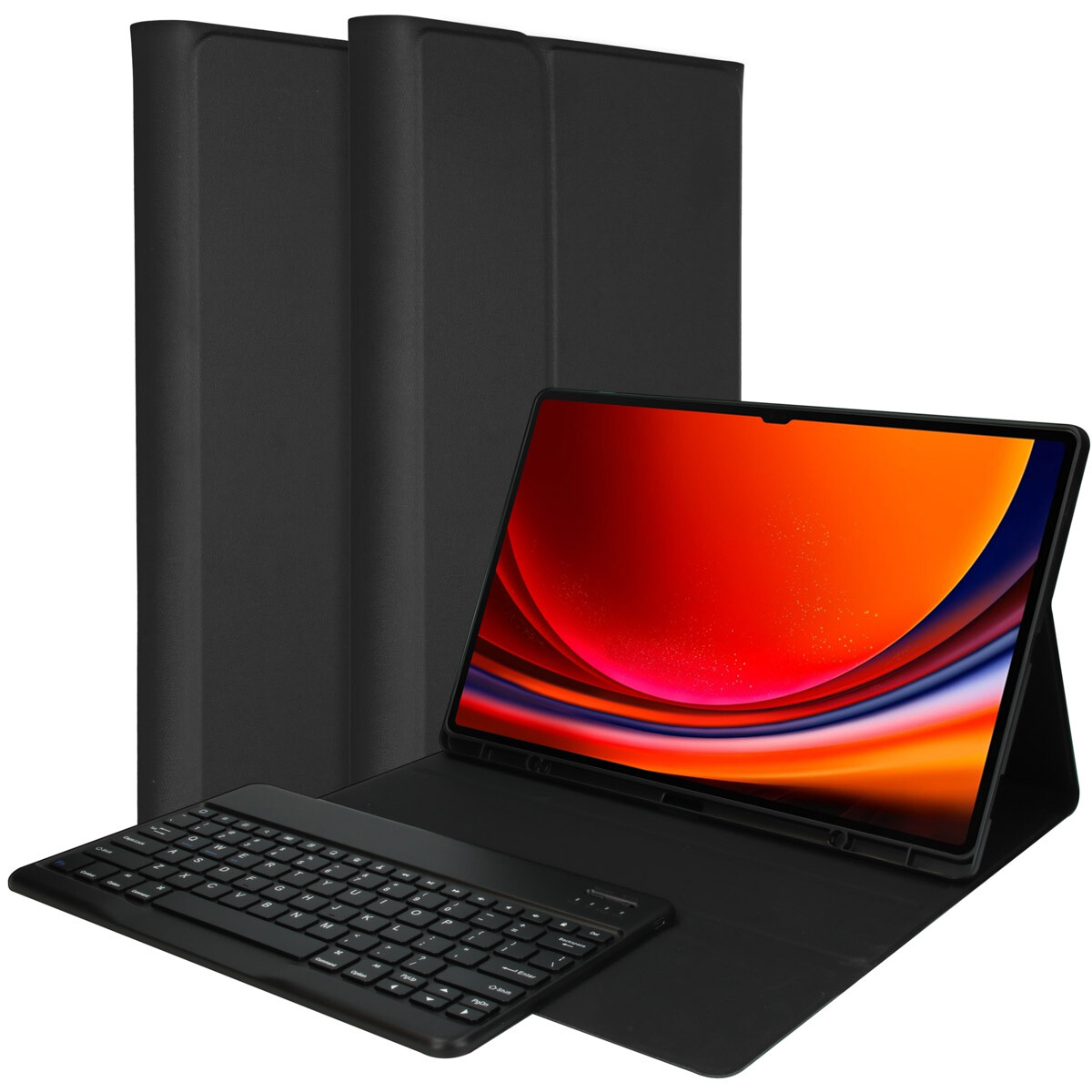 Accezz QWERTY Bluetooth Keyboard Bookcase