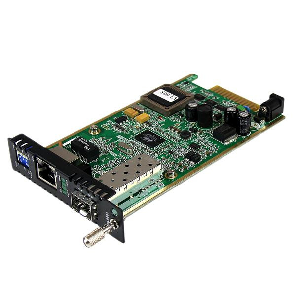 StarTech.com Gigabit ethernet glasvezel mediaconverterkaartmodule met open SFP-sleuf
