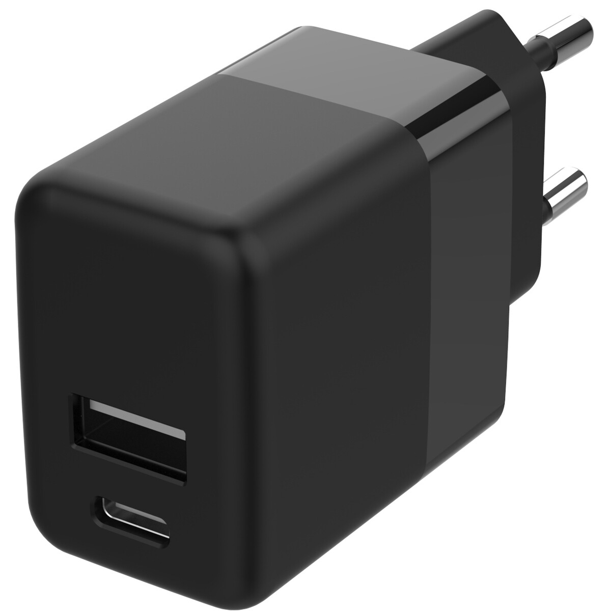 Accezz Wall Charger USB-C & USB-A 20W + Power Delivery