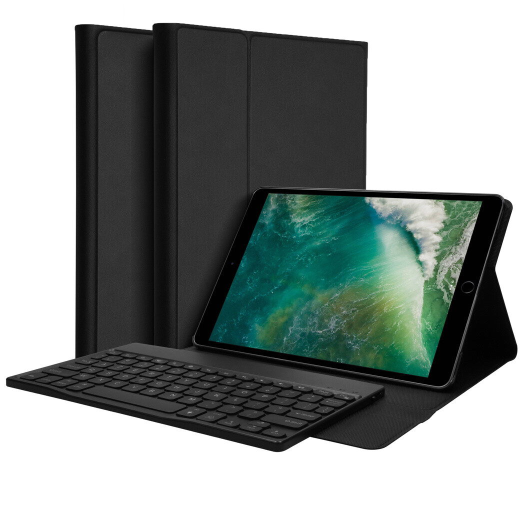 Accezz AZERTY Bluetooth Keyboard Bookcase