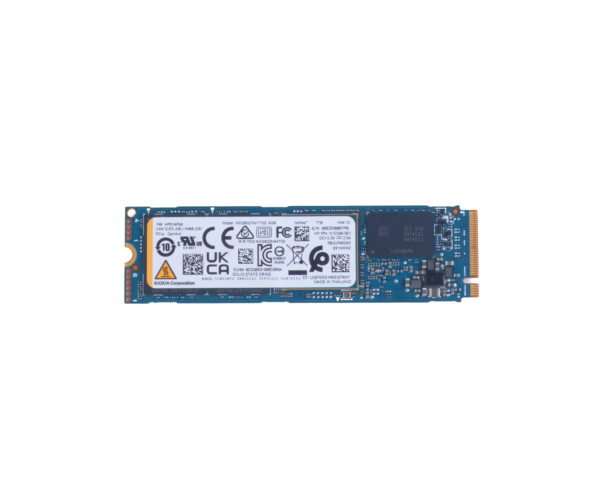 HP 1 TB PCIe-4x4 SSD
