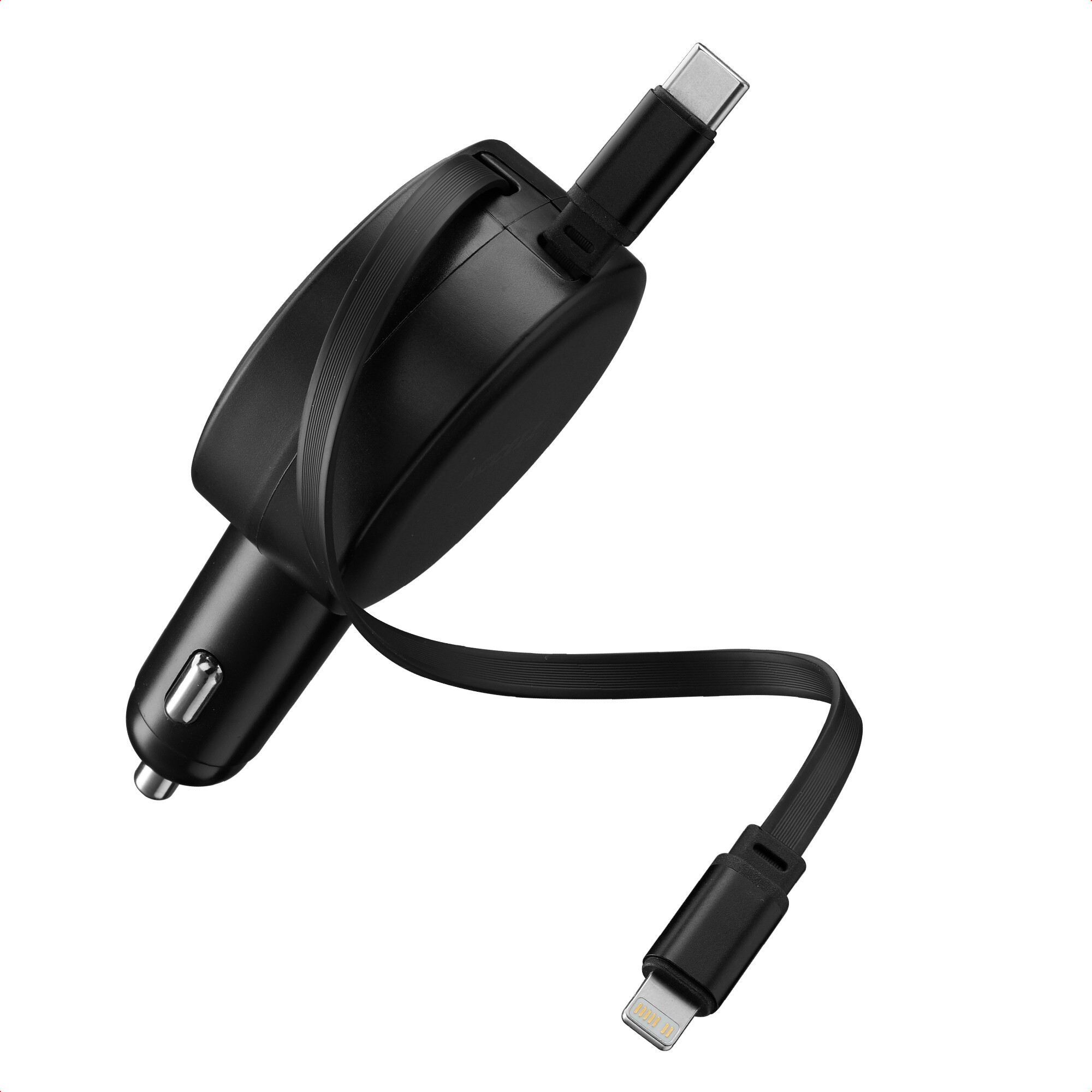 Accezz Roll-up Cable Car Charger