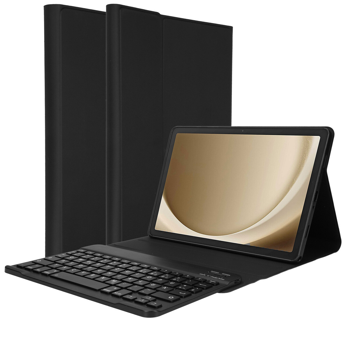 Accezz QWERTY Bluetooth Keyboard Bookcase