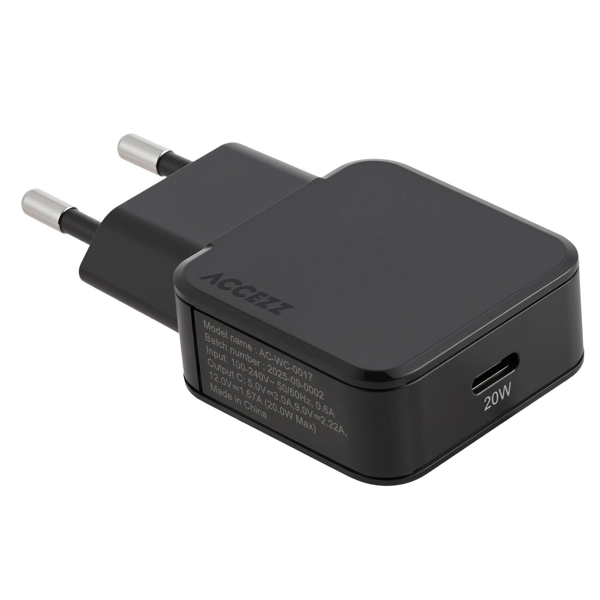 Accezz Ultra Slim GaN Charger 20W - USB-C