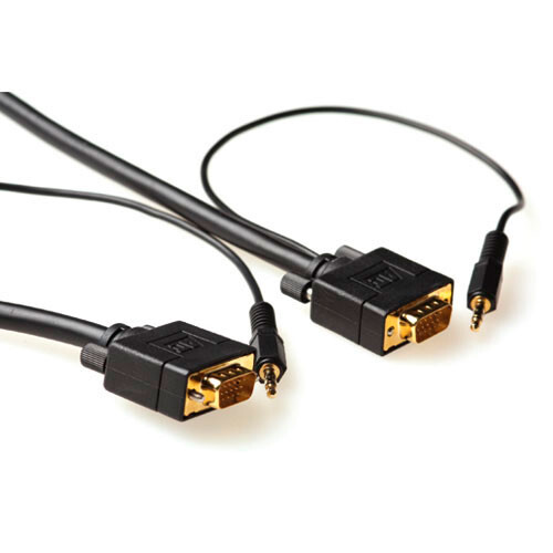 ACT 7 meter High performance VGA + Audio kabel male-male
