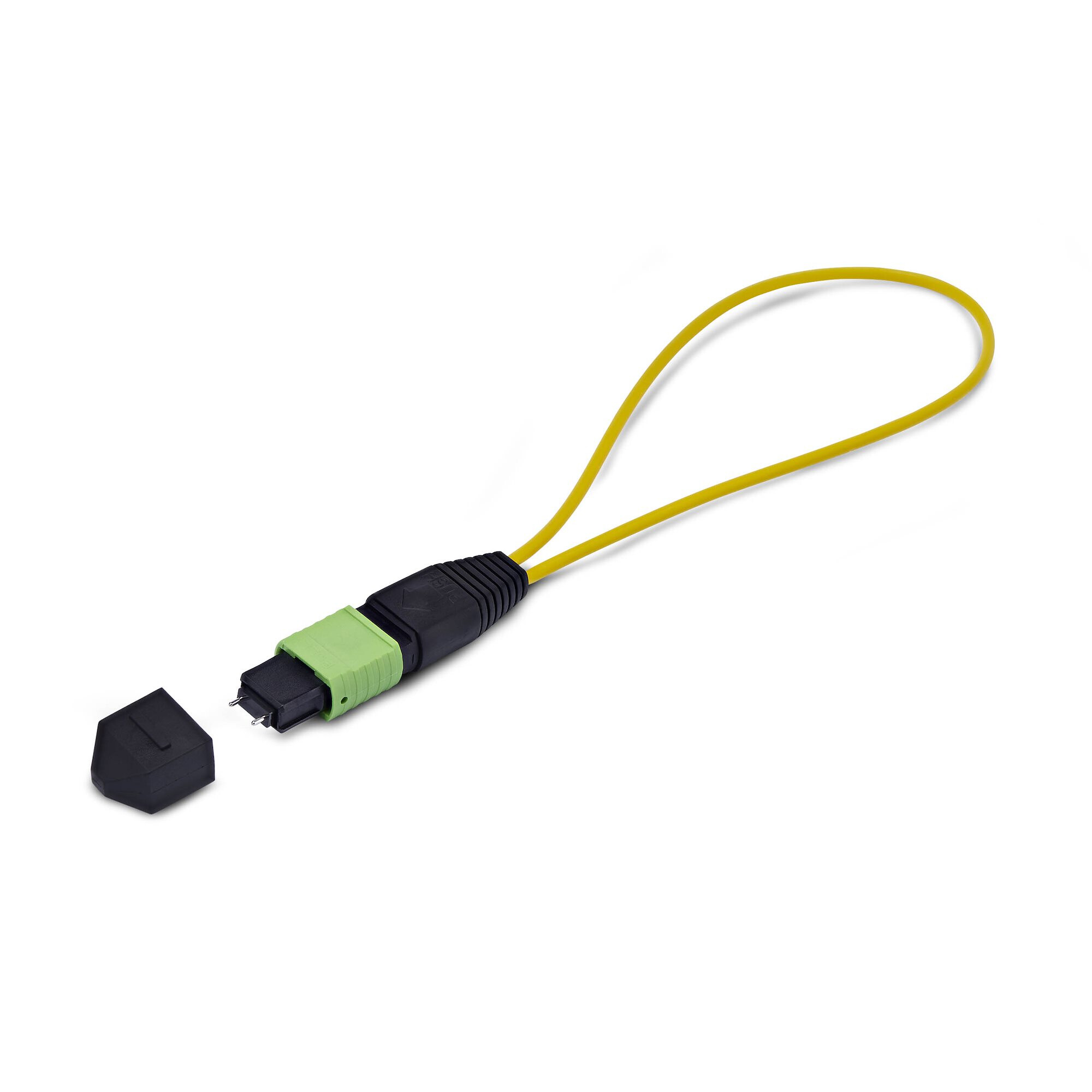 StarTech.com LOOPBACKMTP12OS2SMM netwerkkabeltester Glaskabeltester Zwart, Groen, Geel