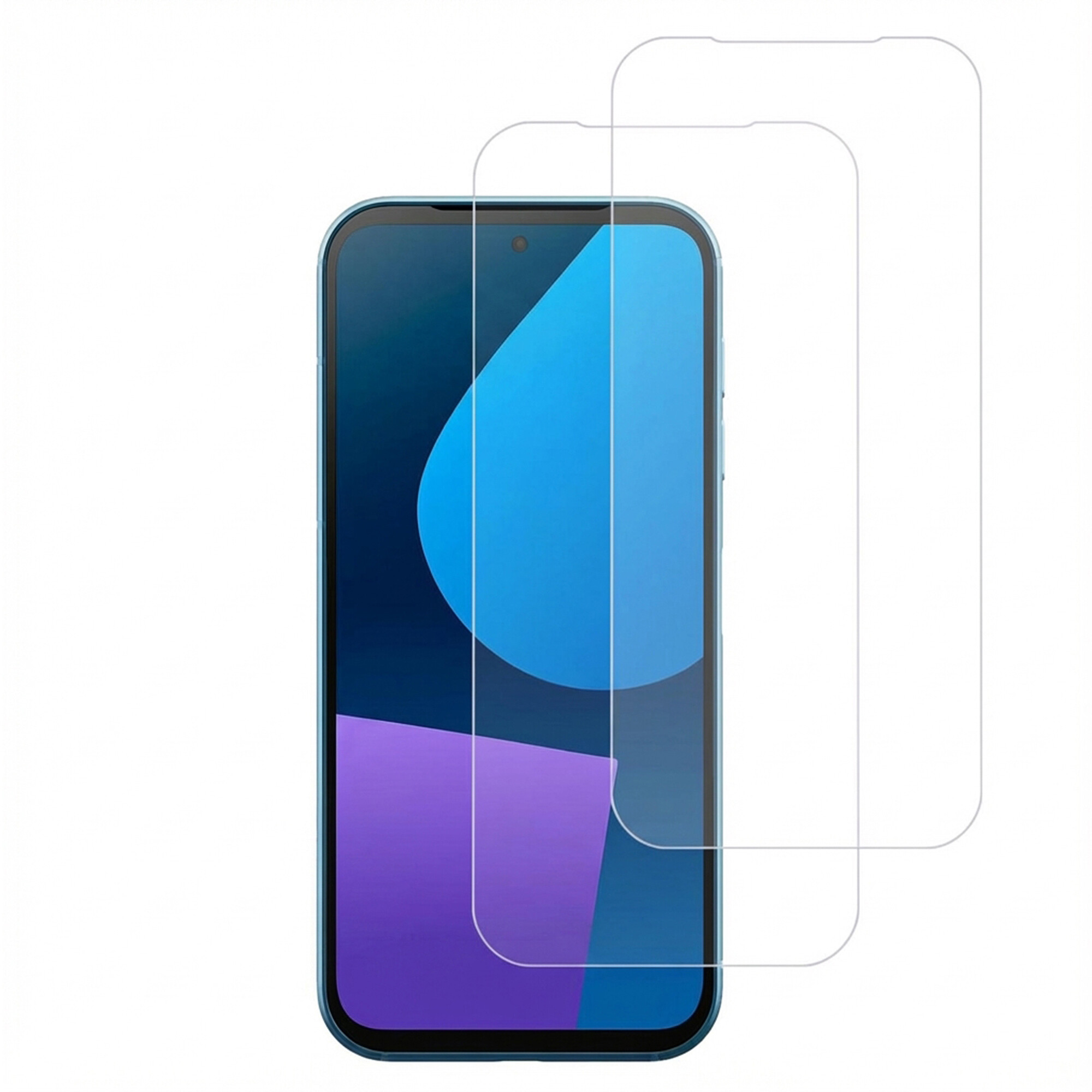 Accezz 2 pack glass screenprotector